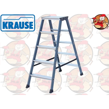 125828 KRAUSE SEPRO drabinka dwustronna anodowana 2x5 stopni